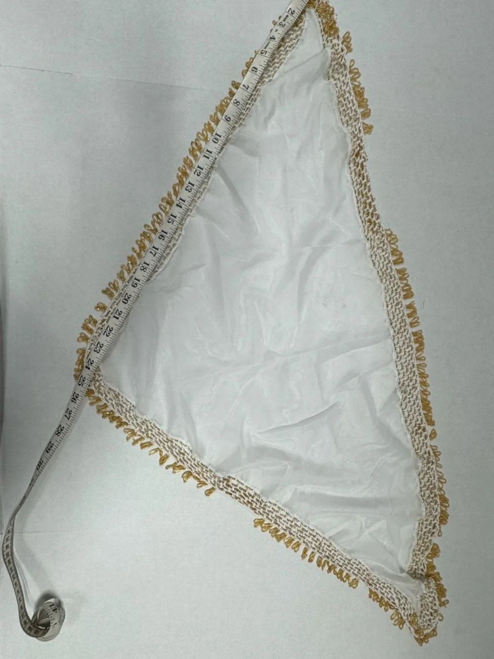 Egyptian Belly Dance Hip Scarf With Gold Bead Trimming - 39